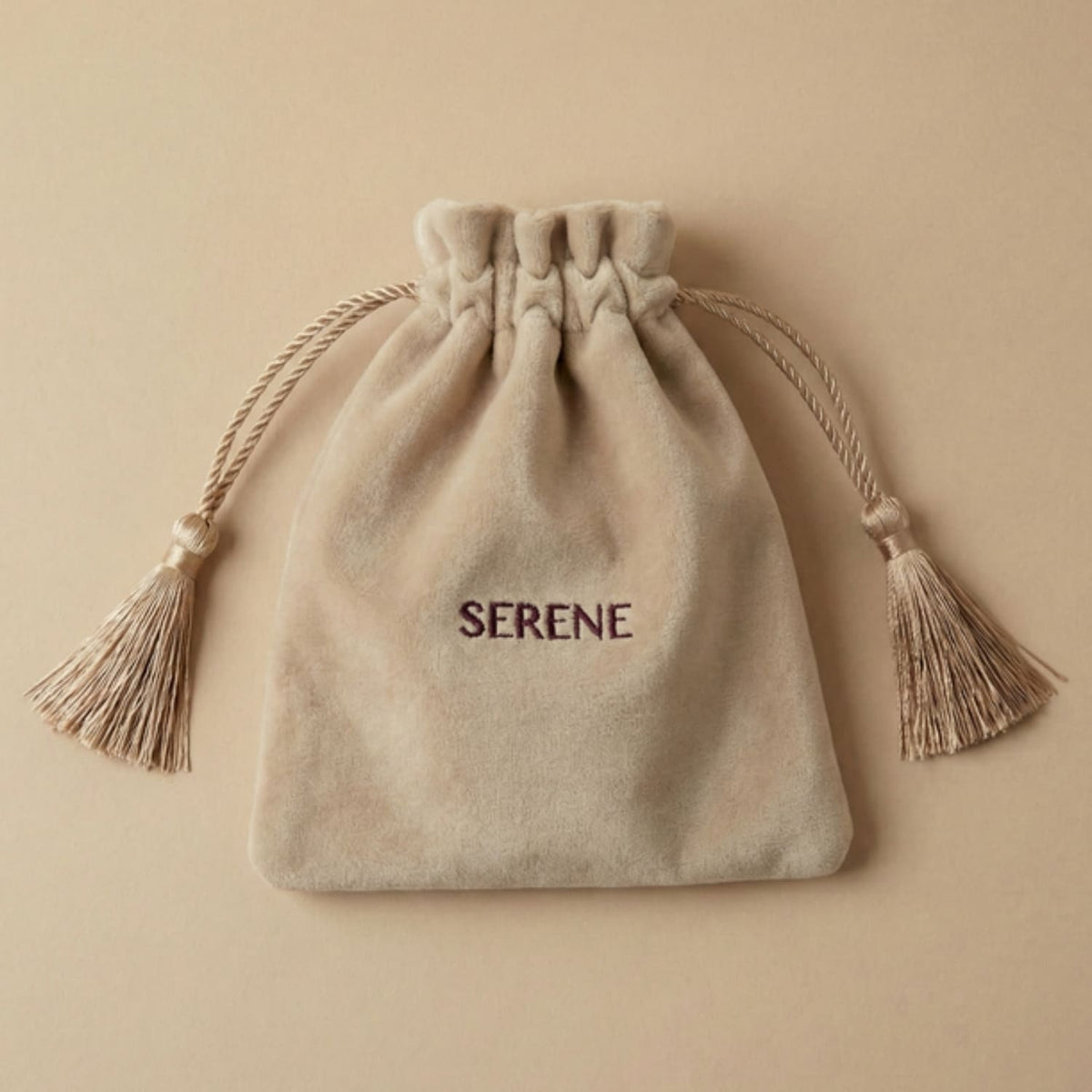 Pochette de rangement en velours SERENE